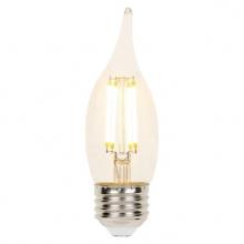  5113000 - 4W CA11 Filament LED Dimmable Clear 2700K E26 (Medium) Base, 120 Volt, Box