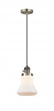  201CSW-AB-G191-LED - Bellmont - 1 Light - 6 inch - Antique Brass - Cord hung - Mini Pendant