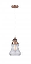  201CSW-AC-G194-LED - Bellmont - 1 Light - 6 inch - Antique Copper - Cord hung - Mini Pendant