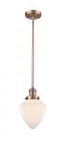  201S-AC-G661-7 - Bullet - 1 Light - 7 inch - Antique Copper - Stem Hung - Mini Pendant