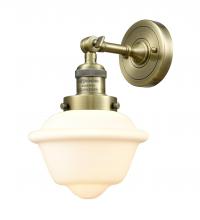  203-AB-G531-LED - Oxford - 1 Light - 8 inch - Antique Brass - Sconce