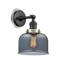  203BK-BPSN-HRSN-G73 - Bell - 1 Light - 8 inch - Matte Black - Sconce