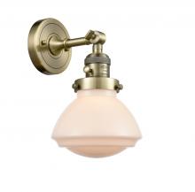  203SW-AB-G321-LED - Olean - 1 Light - 7 inch - Antique Brass - Sconce