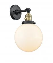  203SW-BAB-G201-8-LED - Beacon - 1 Light - 8 inch - Black Antique Brass - Sconce