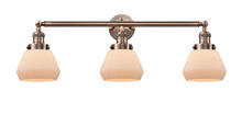  205-AC-G171 - Fulton - 3 Light - 30 inch - Antique Copper - Bath Vanity Light