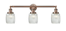  205-AC-G302 - Colton - 3 Light - 32 inch - Antique Copper - Bath Vanity Light