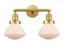  208-SG-G321-LED - Olean - 2 Light - 17 inch - Satin Gold - Bath Vanity Light