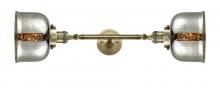  208L-AB-G78-LED - Bell - 2 Light - 8 inch - Antique Brass - Bath Vanity Light