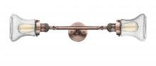  208L-AC-G194-LED - Bellmont - 2 Light - 6 inch - Antique Copper - Bath Vanity Light