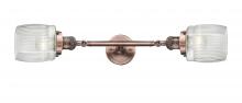  208L-AC-G302-LED - Colton - 2 Light - 6 inch - Antique Copper - Bath Vanity Light