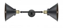  208L-BAB-M10-BK-LED - Briarcliff - 2 Light - 10 inch - Black Antique Brass - Bath Vanity Light