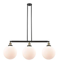  213-BAB-G201-12 - Beacon - 3 Light - 44 inch - Black Antique Brass - Stem Hung - Island Light