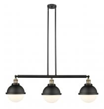  213-BAB-HFS-81-BK - Hampden - 3 Light - 42 inch - Black Antique Brass - Stem Hung - Island Light