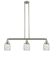  213-SN-G302 - Colton - 3 Light - 38 inch - Brushed Satin Nickel - Stem Hung - Island Light