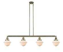 Innovations Lighting 214-AB-G531-LED - Oxford - 4 Light - 52 inch - Antique Brass - Stem Hung - Island Light