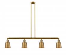  214-BB-M9-BB-LED - Addison - 4 Light - 50 inch - Brushed Brass - Stem Hung - Island Light