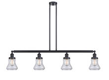  214-BK-G192-LED - Bellmont - 4 Light - 51 inch - Matte Black - Stem Hung - Island Light