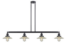  214-BK-G2-LED - Halophane - 4 Light - 53 inch - Matte Black - Stem Hung - Island Light