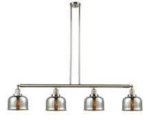  214-PN-G78-LED - Bell - 4 Light - 53 inch - Polished Nickel - Stem Hung - Island Light