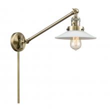  237-AB-G1-LED - Halophane - 1 Light - 9 inch - Antique Brass - Swing Arm