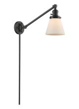  237-OB-G61-LED - Cone - 1 Light - 8 inch - Oil Rubbed Bronze - Swing Arm