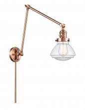  238-AC-G322 - Olean - 1 Light - 9 inch - Antique Copper - Swing Arm