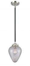  284-1S-BPN-G165-LED - Geneseo - 1 Light - 7 inch - Black Polished Nickel - Cord hung - Mini Pendant