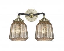 Innovations Lighting 284-2W-BAB-G146-LED - Chatham - 2 Light - 14 inch - Black Antique Brass - Bath Vanity Light