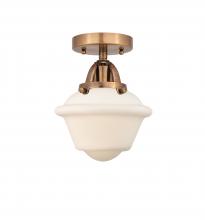  288-1C-AC-G531-LED - Oxford - 1 Light - 8 inch - Antique Copper - Semi-Flush Mount