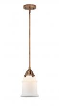  288-1S-AC-G181-LED - Canton - 1 Light - 6 inch - Antique Copper - Cord hung - Mini Pendant