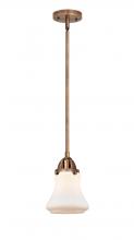 Innovations Lighting 288-1S-AC-G191-LED - Bellmont - 1 Light - 6 inch - Antique Copper - Cord hung - Mini Pendant