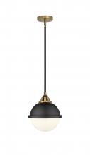  288-1S-BAB-HFS-81-BK - Hampden - 1 Light - 9 inch - Black Antique Brass - Cord hung - Mini Pendant