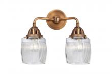 Innovations Lighting 288-2W-AC-G302-LED - Colton - 2 Light - 14 inch - Antique Copper - Bath Vanity Light