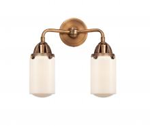  288-2W-AC-G311-LED - Dover - 2 Light - 13 inch - Antique Copper - Bath Vanity Light