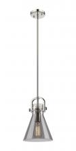  410-1SS-PN-G411-8SM - Newton Cone - 1 Light - 8 inch - Polished Nickel - Mini Pendant