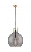  411-1SL-BB-G410-16SM - Newton Sphere - 1 Light - 16 inch - Brushed Brass - Pendant