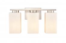  419-3W-SN-G4191-LED - Juneau - 3 Light - 17 inch - Satin Nickel - Bath Vanity Light