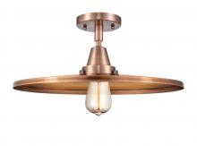  447-1C-AC-MFR-AC-16-LED - Appalachian - 1 Light - 16 inch - Antique Copper - Flush Mount