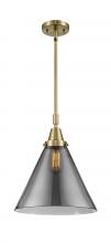  447-1S-AB-G43-L-LED - Cone - 1 Light - 12 inch - Antique Brass - Mini Pendant