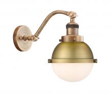  515-1W-BB-HFS-61-BB-LED - Hampden - 1 Light - 7 inch - Brushed Brass - Sconce