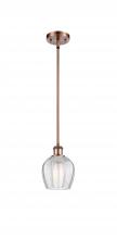  516-1S-AC-G462-6-LED - Norfolk - 1 Light - 6 inch - Antique Copper - Mini Pendant