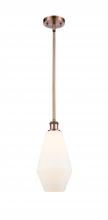  516-1S-AC-G651-7-LED - Cindyrella - 1 Light - 7 inch - Antique Copper - Mini Pendant