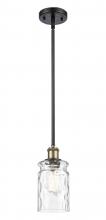  516-1S-BAB-G352-LED - Candor - 1 Light - 5 inch - Black Antique Brass - Mini Pendant