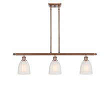  516-3I-AC-G441-LED - Brookfield - 3 Light - 36 inch - Antique Copper - Cord hung - Island Light