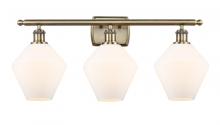  516-3W-AB-G651-8 - Cindyrella - 3 Light - 28 inch - Antique Brass - Bath Vanity Light