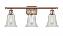  516-3W-AC-G2812-LED - Hanover - 3 Light - 26 inch - Antique Copper - Bath Vanity Light