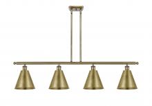  516-4I-AB-MBC-8-AB-LED - Berkshire - 4 Light - 48 inch - Antique Brass - Cord hung - Island Light