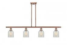  516-4I-AC-G2511-LED - Caledonia - 4 Light - 48 inch - Antique Copper - Cord hung - Island Light