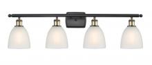  516-4W-BAB-G381 - Castile - 4 Light - 36 inch - Black Antique Brass - Bath Vanity Light