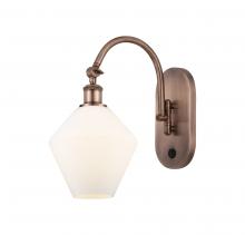  518-1W-AC-G651-8-LED - Cindyrella - 1 Light - 8 inch - Antique Copper - Sconce